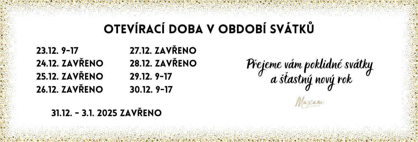 Otevírací doba v období svátků vánoční otevírací doba