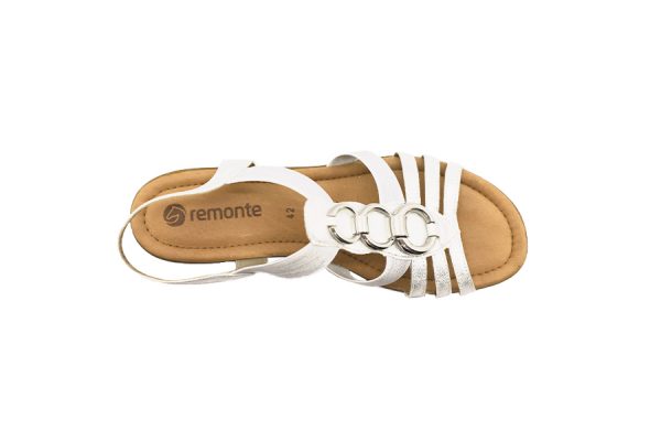 Remonte R3605-80 sandál bílo/stříbrná - Image 4